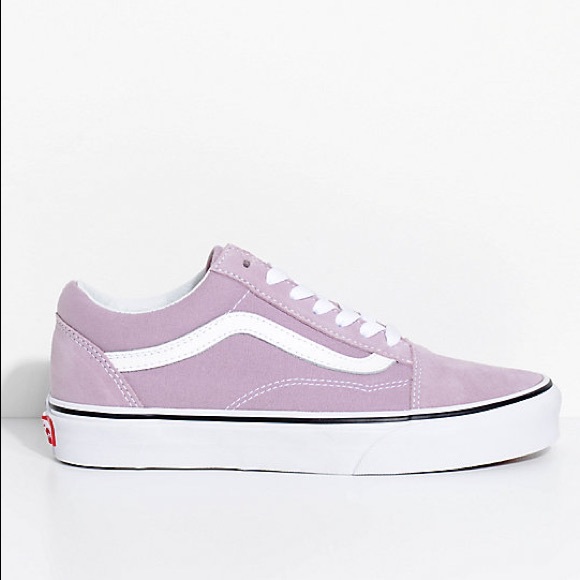 vans old skool light purple